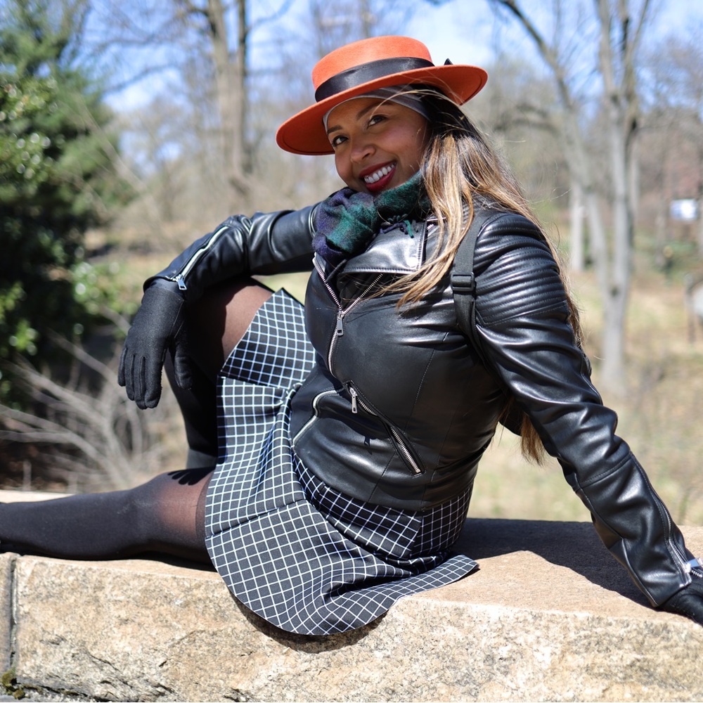 Black Faux Leather Jacket